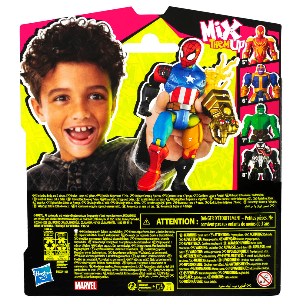 Mixmashers Spiderman basic figur