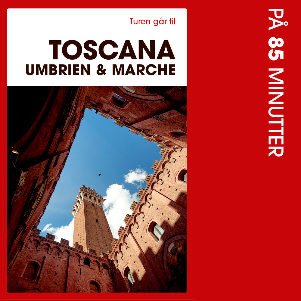Turen går til Toscana, Umbrien & Marche på 85 minutter