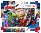 Puslespil The Avengers 104 brikker