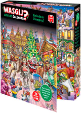 D2 Puslespil Wasgij julekalender 1-24 54 brikker pr. låge