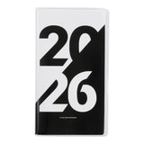 Månedskalender 2026 Klassisk Sort/Hvid