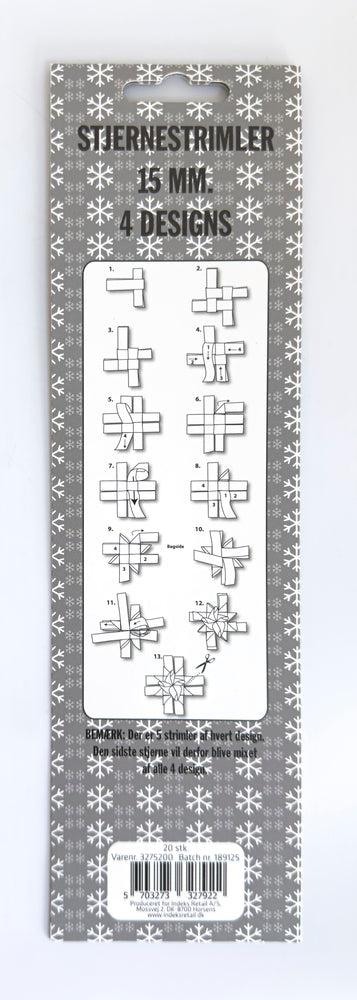 Stjernestrimler foil 15 mm