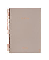 Notesbog KOZO A4 sand linjeret