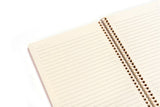 Notesbog KOZO A5 sand linjeret