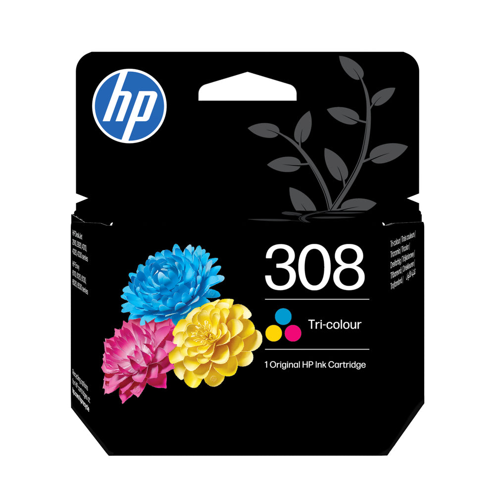 BLÆK HP 308 Tri-Color Original Ink Cartridge