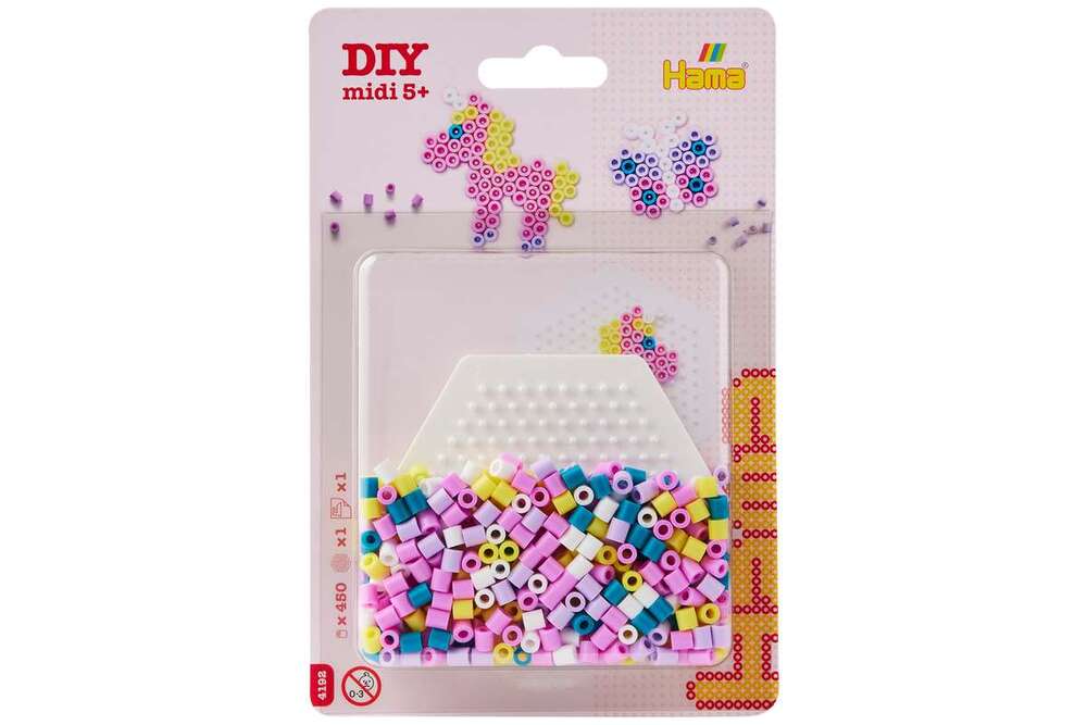 Hama midi blister lille hexagonal sæt