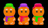 NeeDoh Ginger Glowman 3 ass