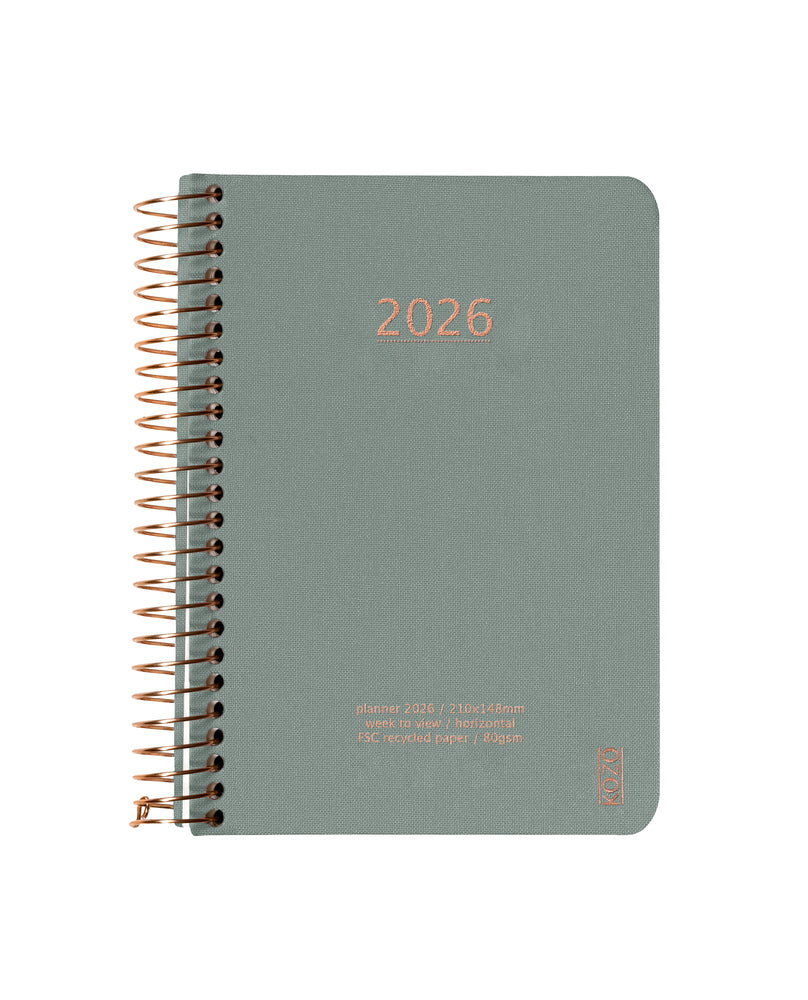KOZO Kalender 2026 A6 Ugeopslag