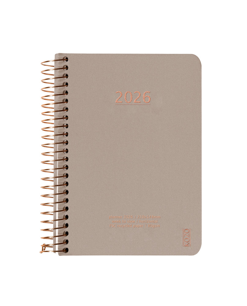 KOZO Kalender 2026 A6 Ugeopslag