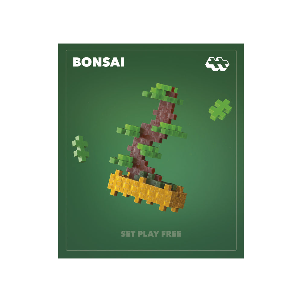 Plus-Plus Plant Packs - Green bonsai