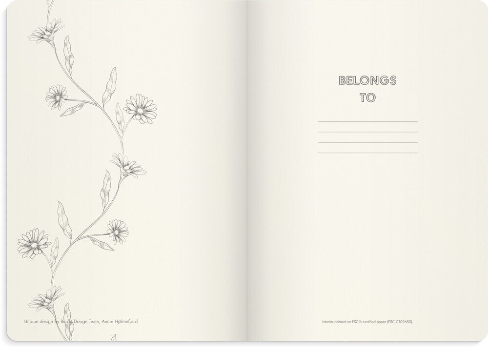 Notesbog Deluxe A5 Butterfly