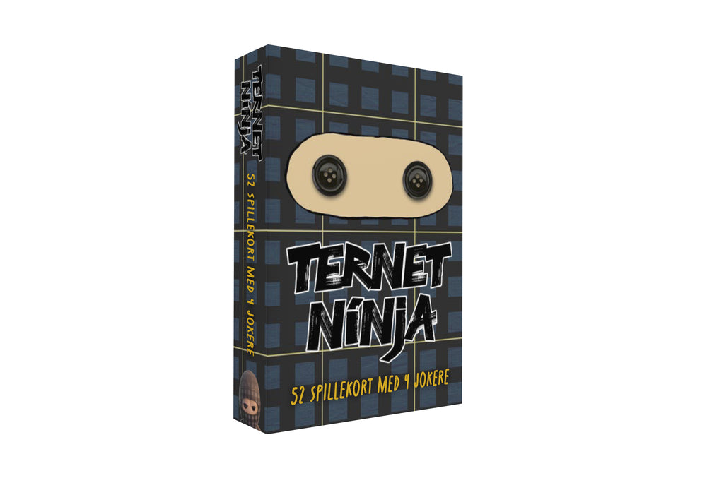 Spillekort Ternet Ninja m/4 jokere