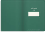 Notesbog Deluxe A5 Dark Green