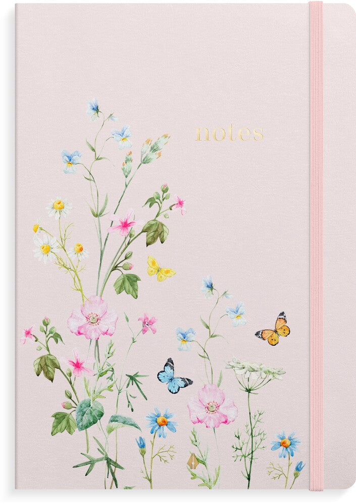 Notesbog Deluxe B5 Pink Meadow