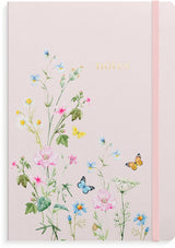 Notesbog Deluxe B5 Pink Meadow