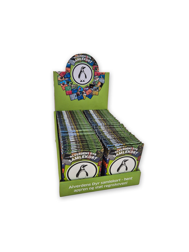 Alverdens Dyr Display med kort