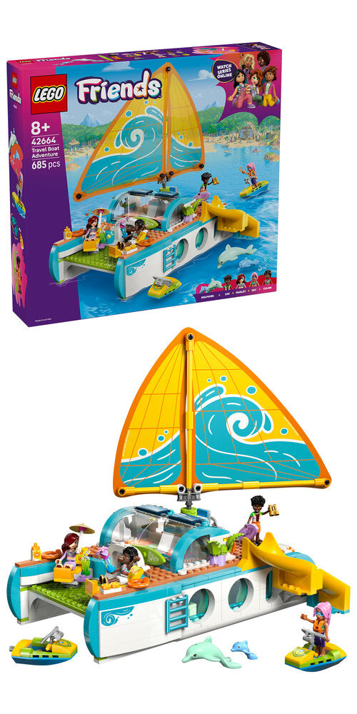 D2 42664 LEGO Friends Eventyrfyldt bådrejse
