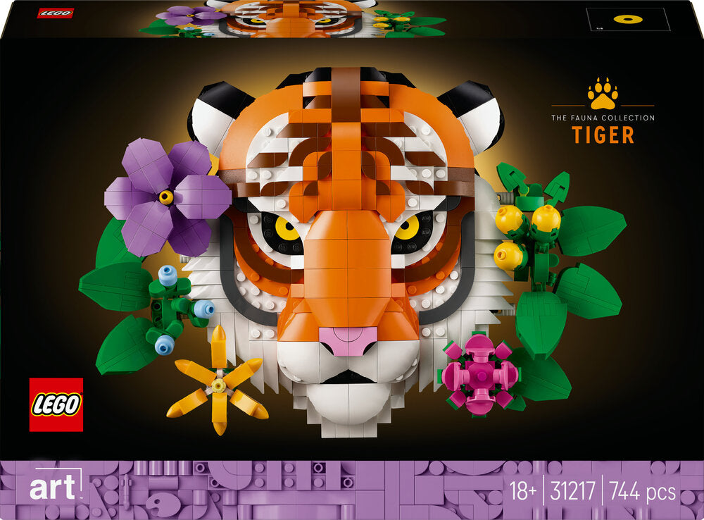 D2 31217 LEGO ART Faunasamlingen – tiger