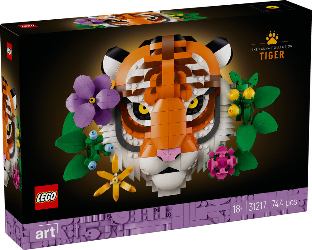 D2 31217 LEGO ART Faunasamlingen – tiger