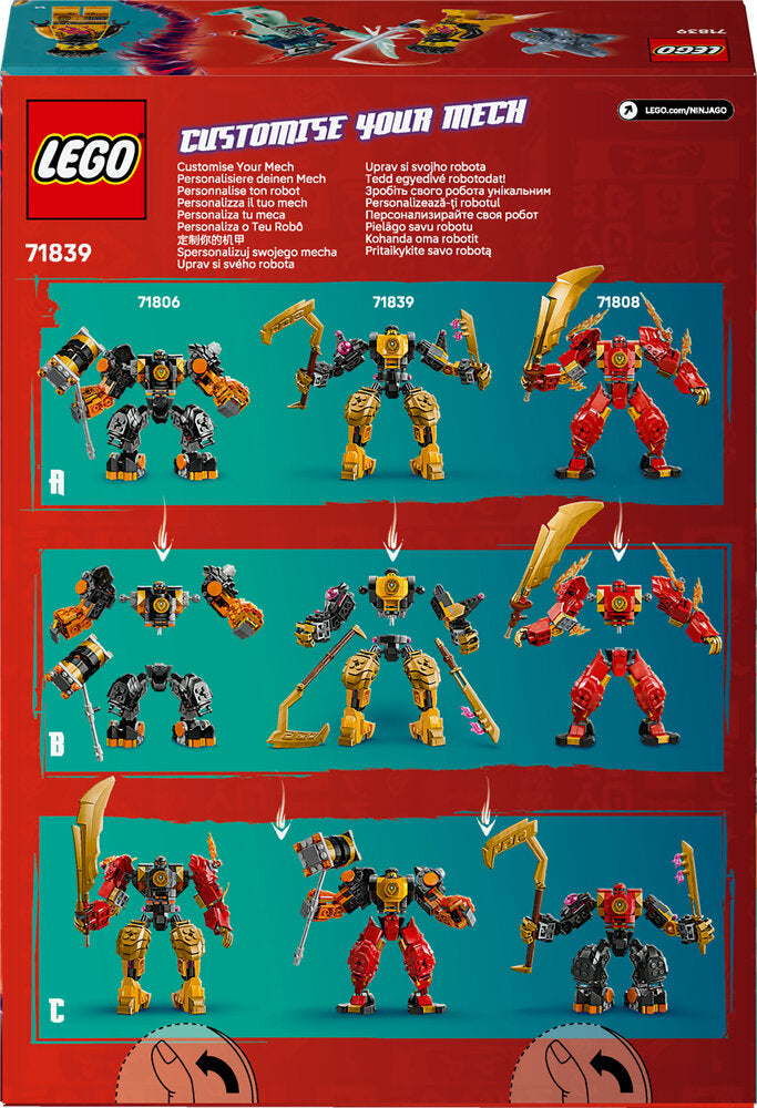 71839 LEGO Ninjago Arins Spinjitzu-kamprobot