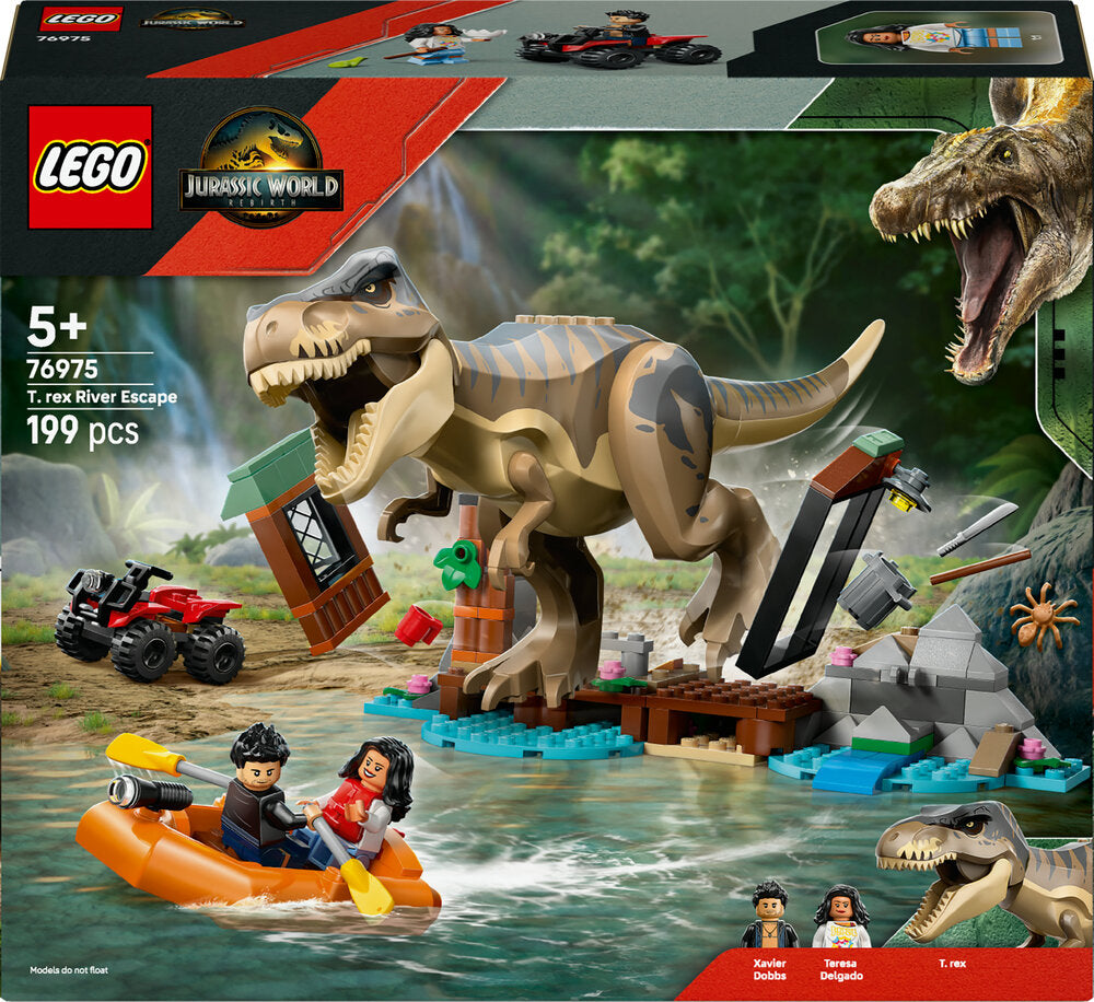 76975 LEGO Jurassic World Bådflugt fra T. rex