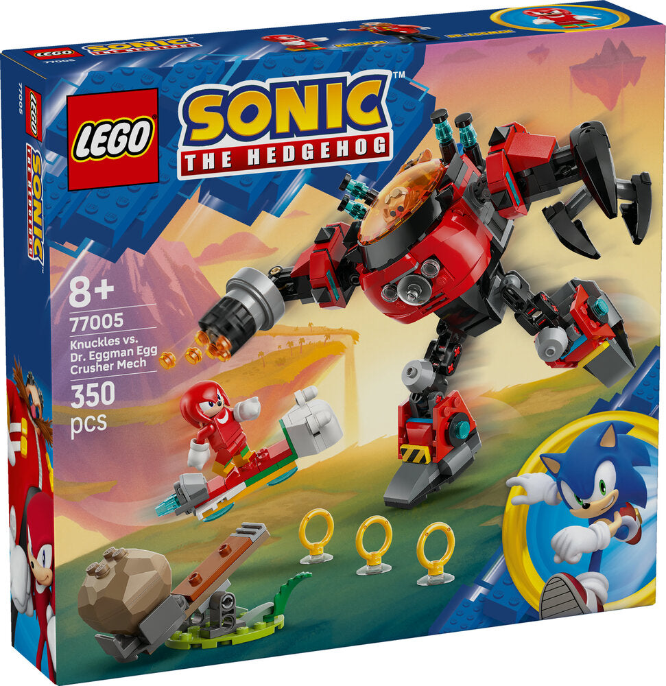 77005 LEGO Sonic Knuckles mod dr. Eggmans Egg Crusher-mech