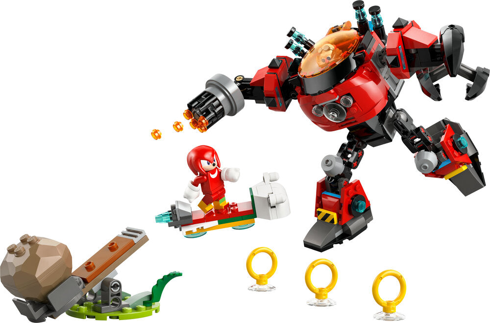 77005 LEGO Sonic Knuckles mod dr. Eggmans Egg Crusher-mech