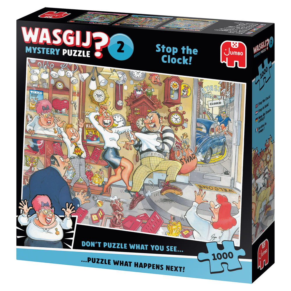 PUSLESPIL WASGIJ MYSTERY 2 STOP THE CLOCK! 1000 BRIKKER