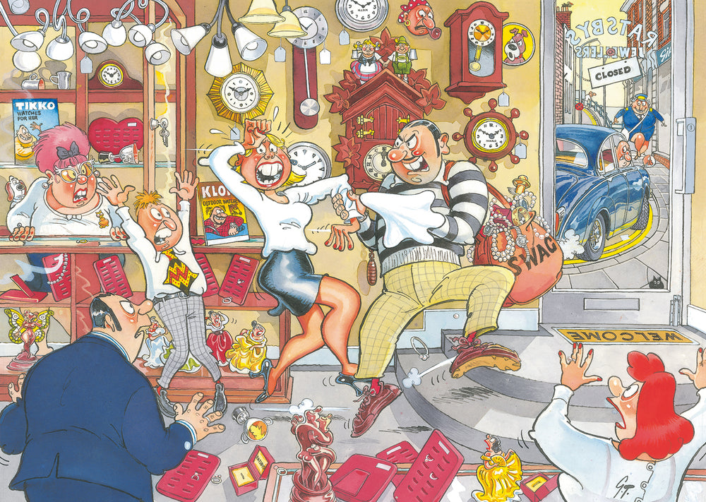 PUSLESPIL WASGIJ MYSTERY 2 STOP THE CLOCK! 1000 BRIKKER