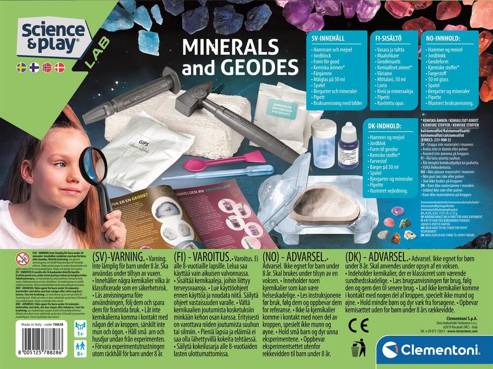 Clementoni Mineraler og Geoder