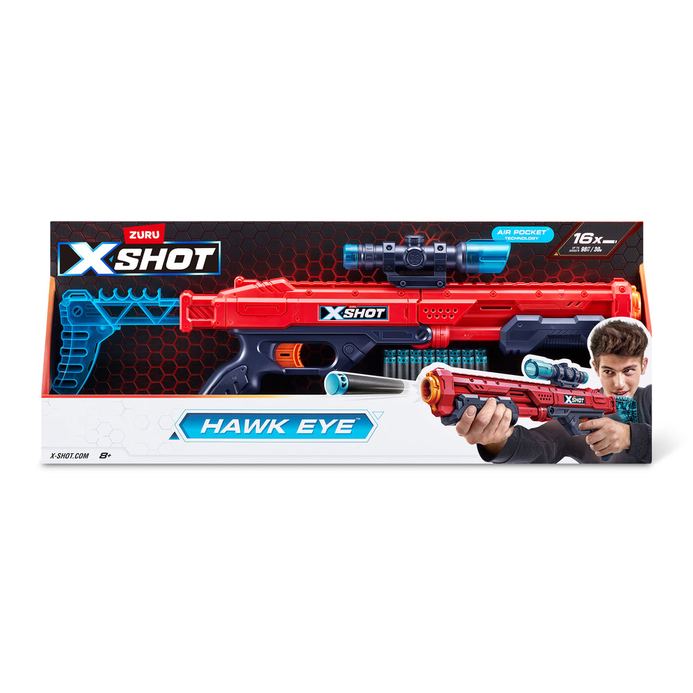 Xshot Excel Hawk Eye med 16 darts