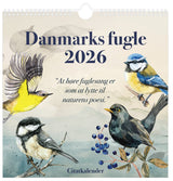 VÆGkalender 2026 Danmarks Fugle 29,5 x 29,5 cm