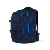 Skoletaske Satch Blue Tech