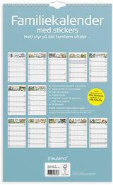 Familiekalender 2026 otto dickmeiss a3 4 personer