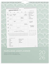 Familiekalender 2026 ugeplan m/lister