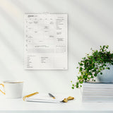 Familiekalender 2026 ugeplan m/lister
