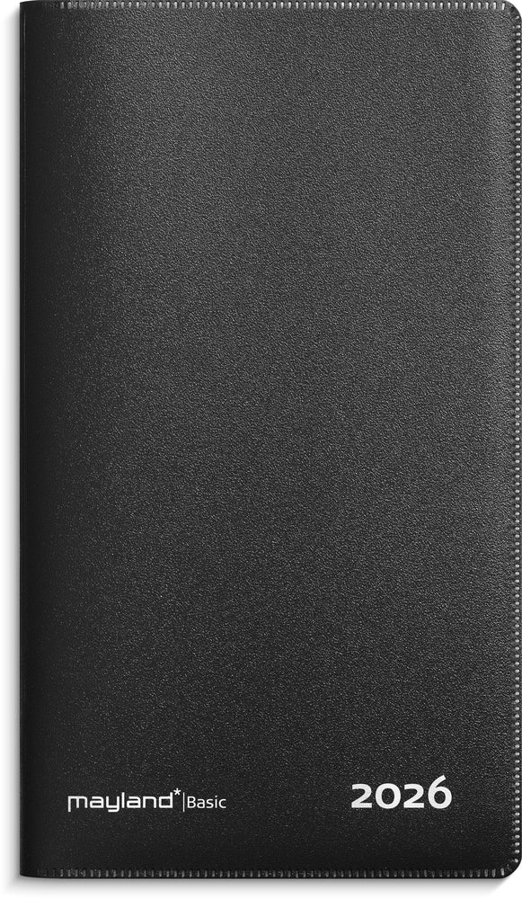 Kalender basic 2026 måned pp sort
