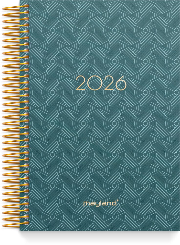 Spiralkalender 2026 klassisk dag