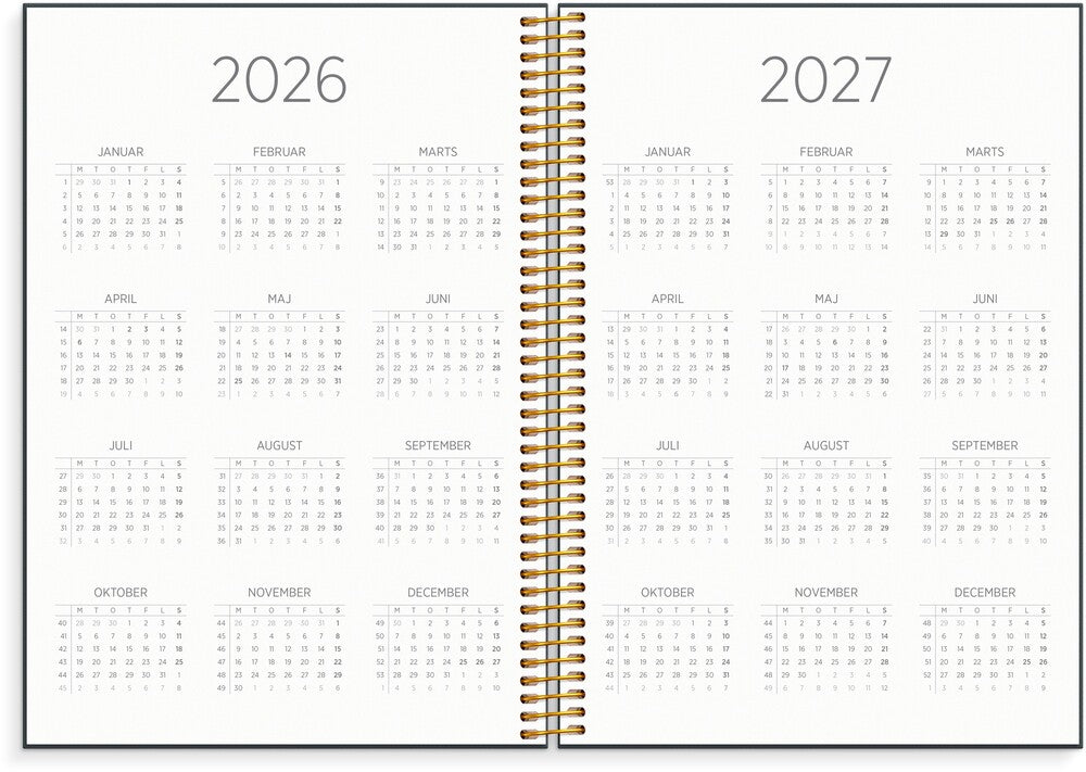 Organizer & notes 2026 a5 uge