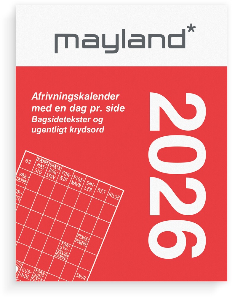 Broderikalender 2026 m/split