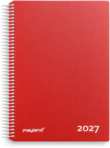Timekalender 2027 dag pp rød