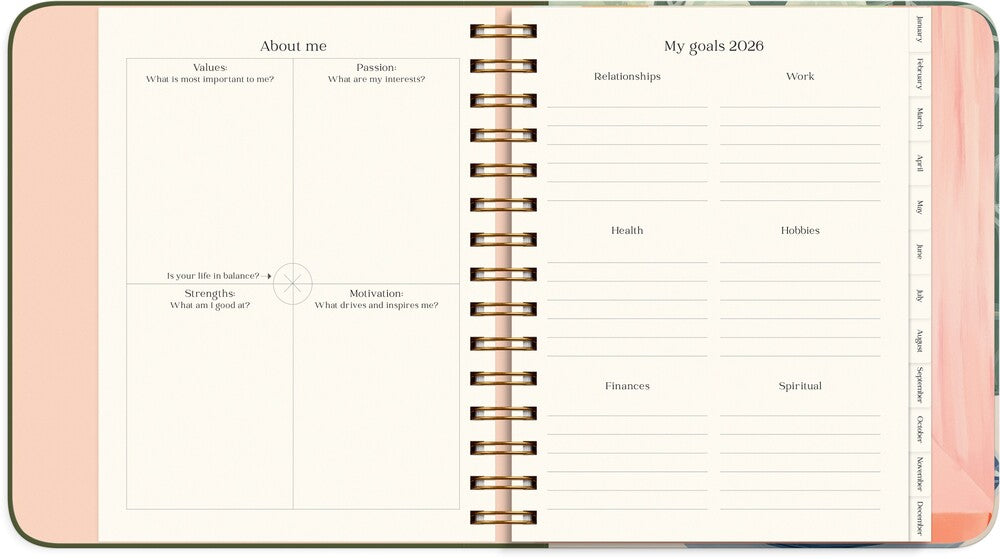 Life planner 2026 uge decor