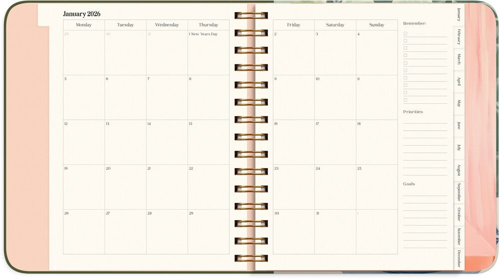 Life planner 2026 uge decor