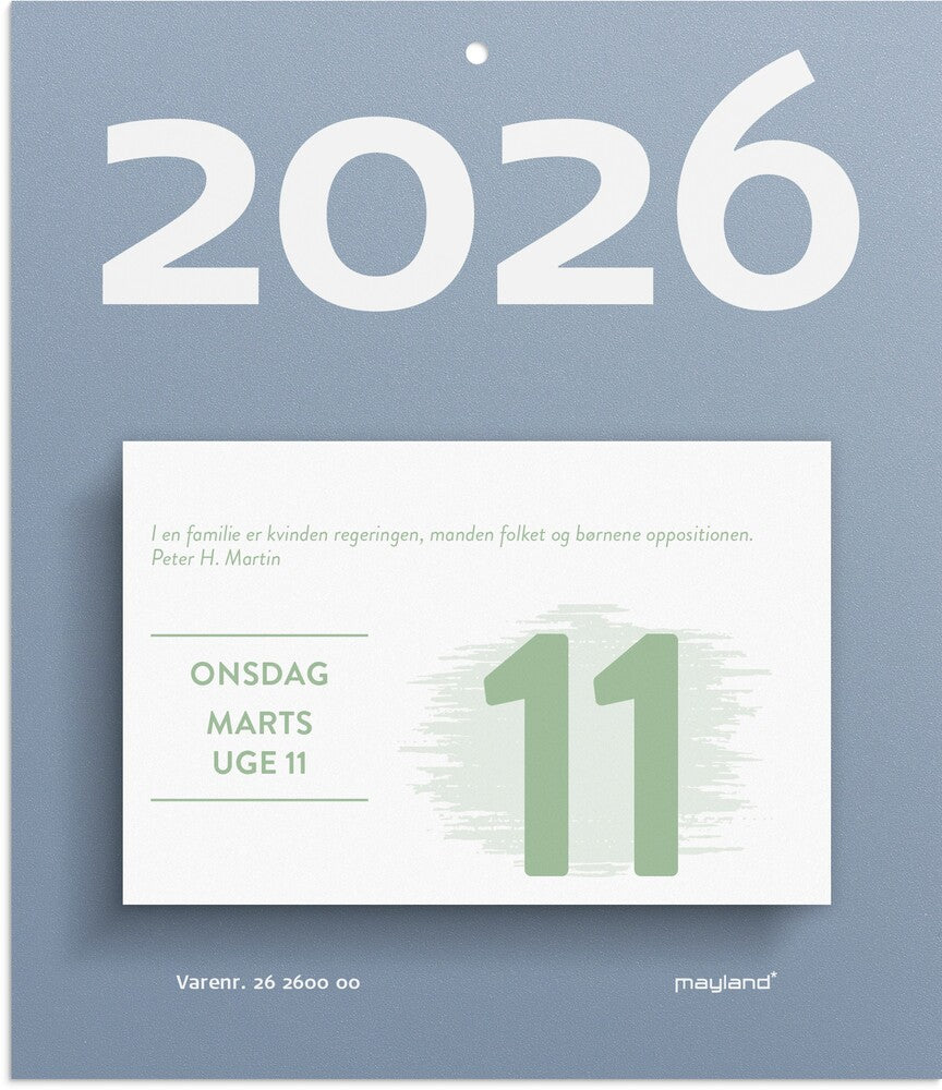 Afrivningskalender 2026 humør