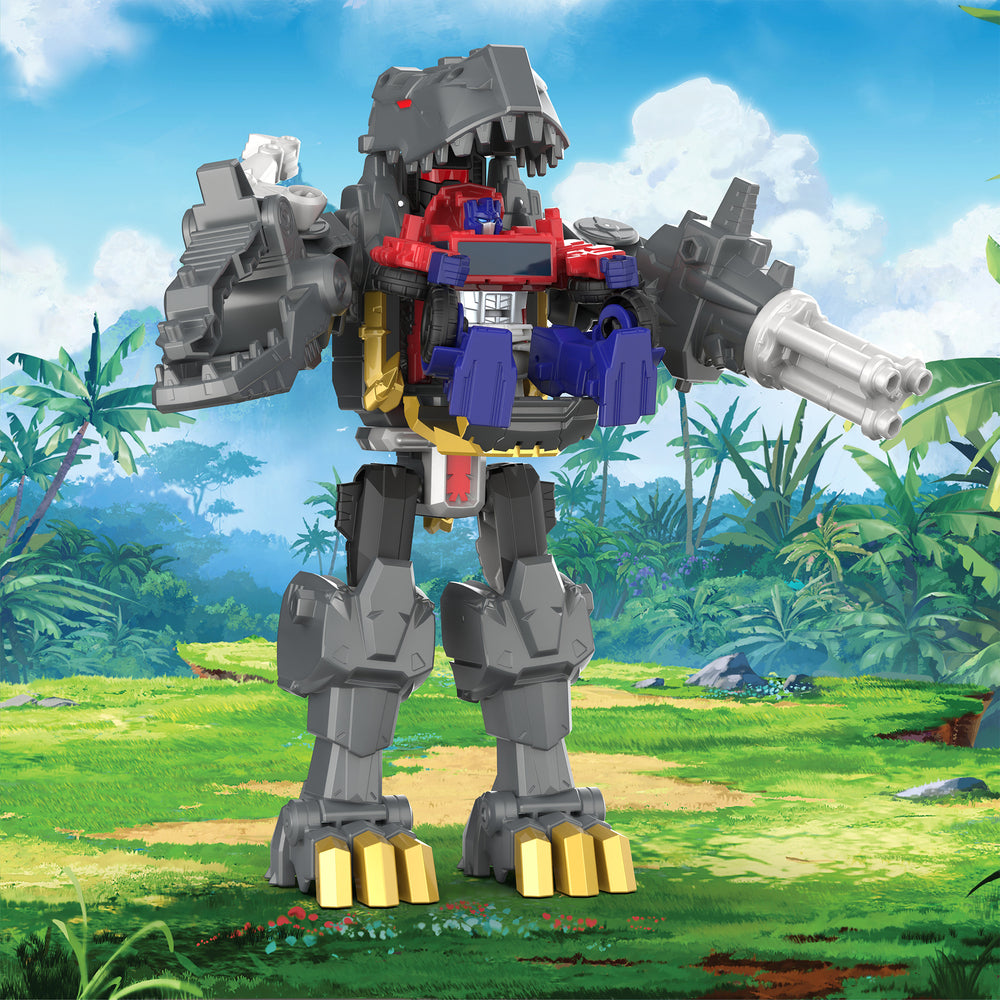 Transformers Cyberworld - Chomp & Battle Grimlock actionfigur