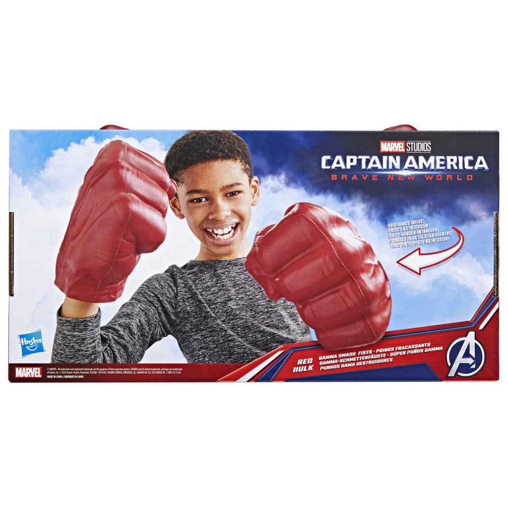Marvel Avengers Captain America: Brave New World Red Hulk Gamma Smash Fists