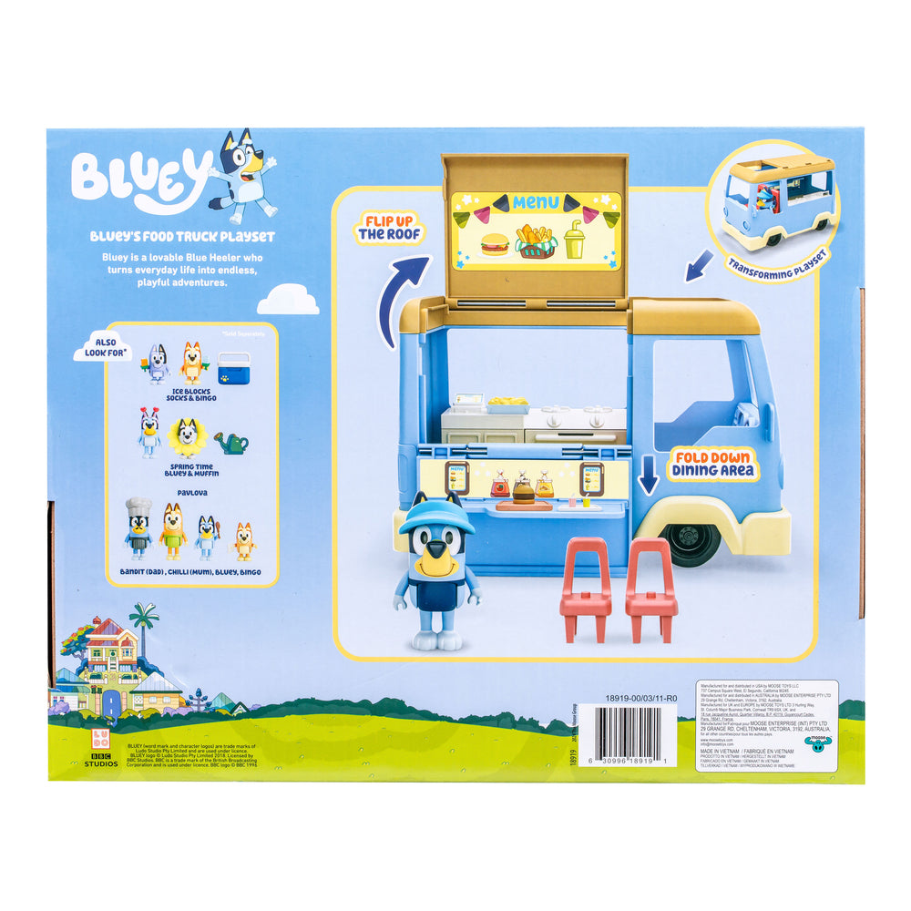 Bluey Food Truck med tilbehør