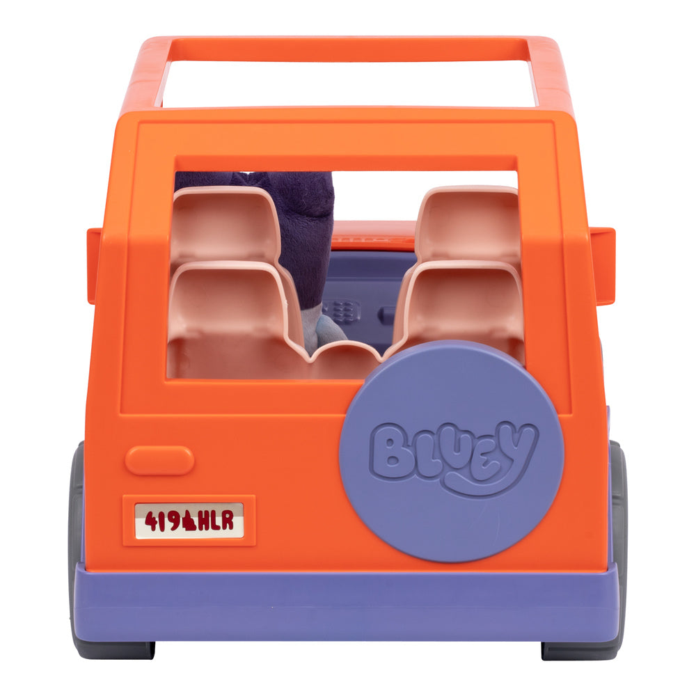 Stor Bluey Bamse og 4WD bil