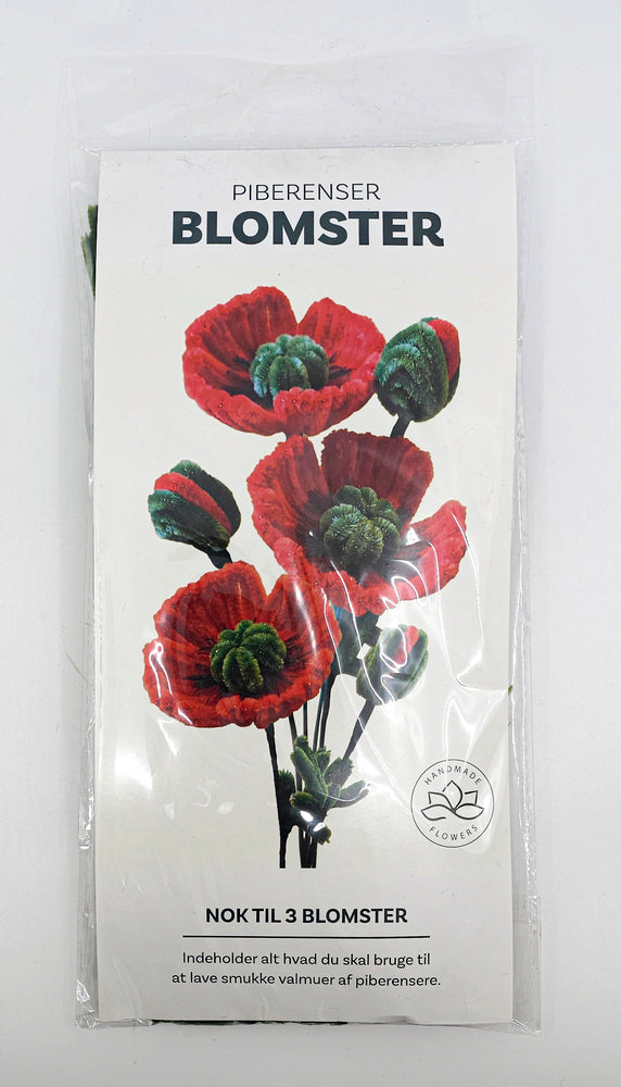 Piberenser blomster valmue 3 STK