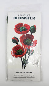 Piberenser blomster valmue 3 STK
